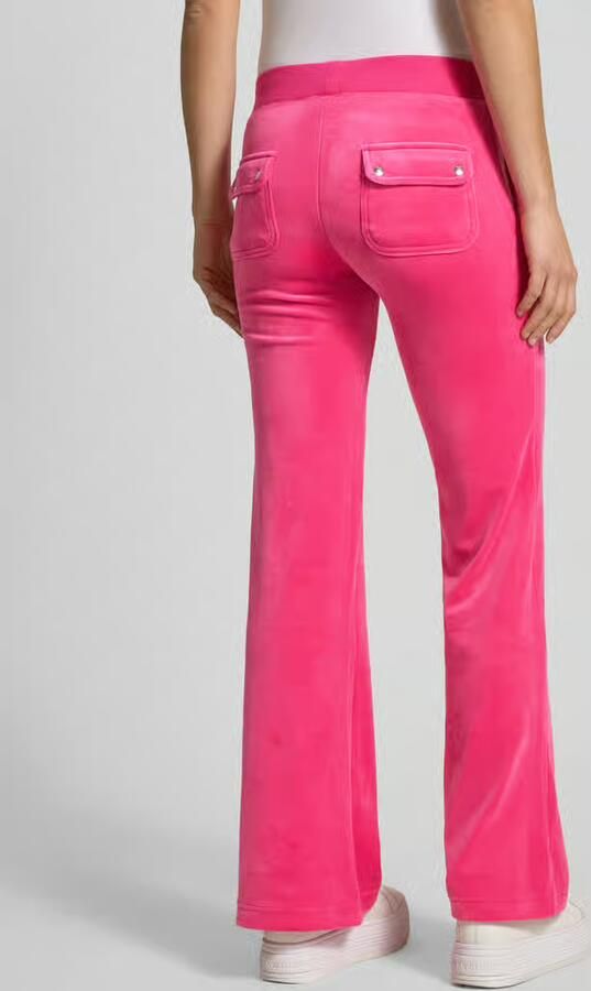 Juicy Couture Low rise sweatpants met elastische band model 'LAYLA' - Foto 3