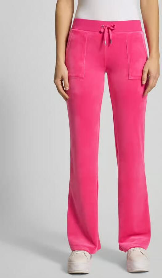 Juicy Couture Low rise sweatpants met elastische band model 'LAYLA' - Foto 4