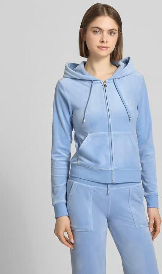 Juicy Couture slim fit sweatjack van fluweel model 'Robertson' - Foto 4