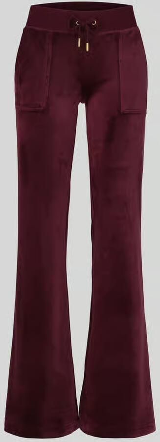Juicy Couture Sweatbroek met fluweellook model 'Layla Gold'