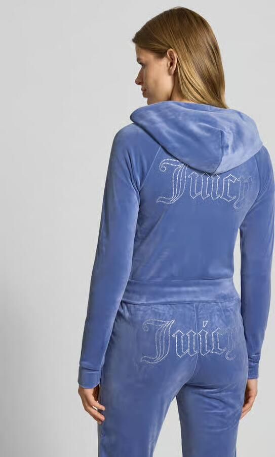 Juicy Couture Sweatjack met capuchon model 'MADISON'