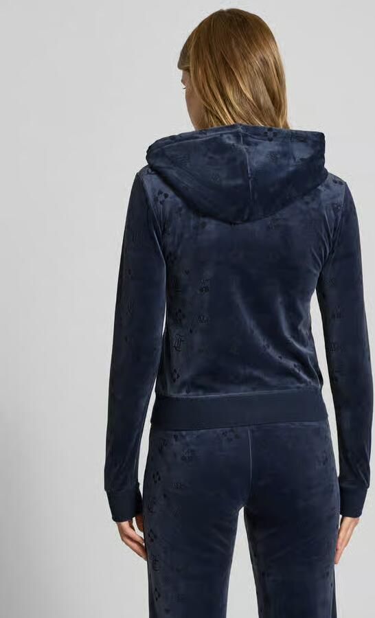 Juicy Couture Sweatjack met capuchon model 'MONO MADISON' - Foto 4