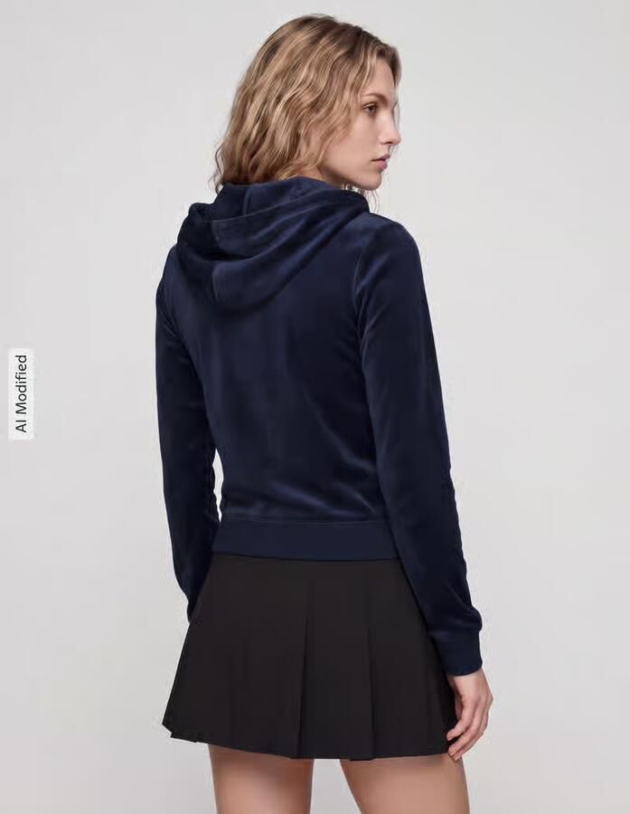 Juicy Couture Sweatjack met fluweeloptiek - Foto 2