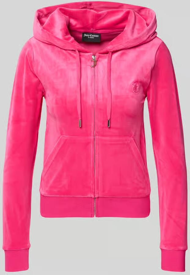 Juicy Couture Sweatjack met labelstitching model 'ROBERTSON' - Foto 2
