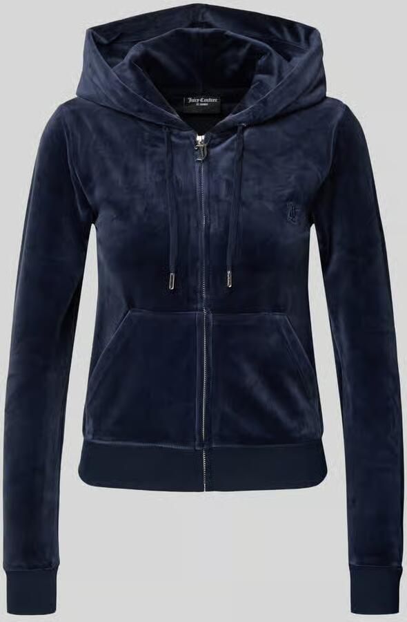 Juicy Couture Sweatjack met labelstitching model 'ROBERTSON' - Foto 2