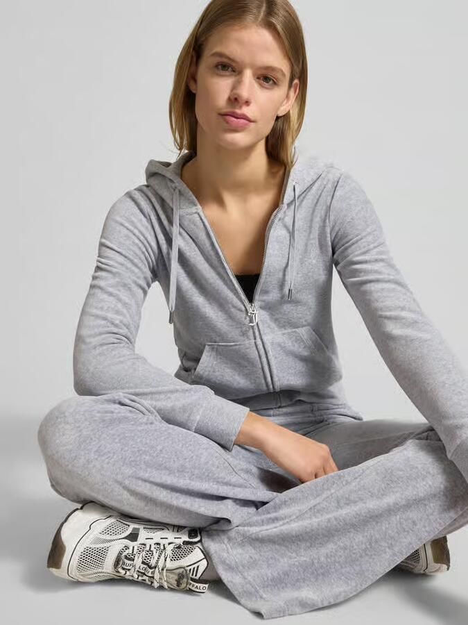 Juicy Couture Sweatjack met labelstitching model 'ROBERTSON' - Foto 2