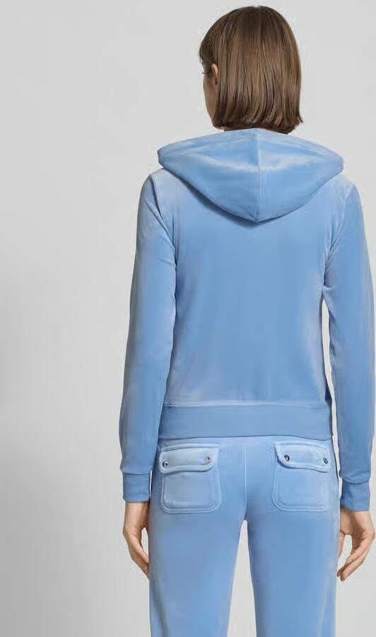 Juicy Couture Sweatjack met logostitching model 'ROBERTSON'
