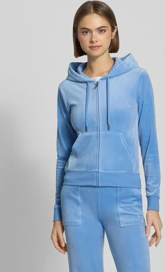 Juicy Couture Sweatjack met logostitching model 'ROBERTSON' - Foto 2