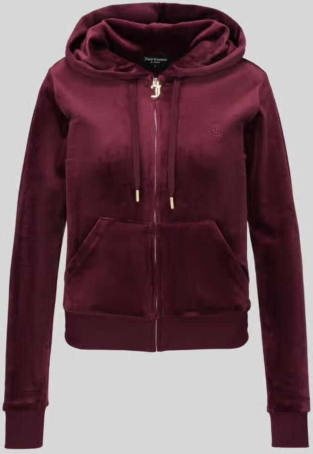 Juicy Couture Sweatjack met zijzakken model 'ROBERTSON'