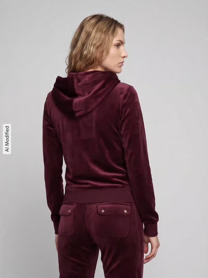 Juicy Couture Sweatjack met zijzakken model 'ROBERTSON' - Foto 2