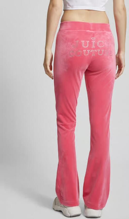 Juicy Couture sweatpants met labeldetail en met siersteentjes