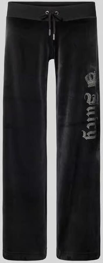 Juicy Couture sweatpants met siersteentjes model 'GOTHIC CROWN' - Foto 2