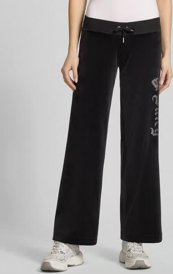 Juicy Couture sweatpants met siersteentjes model 'GOTHIC CROWN' - Foto 2