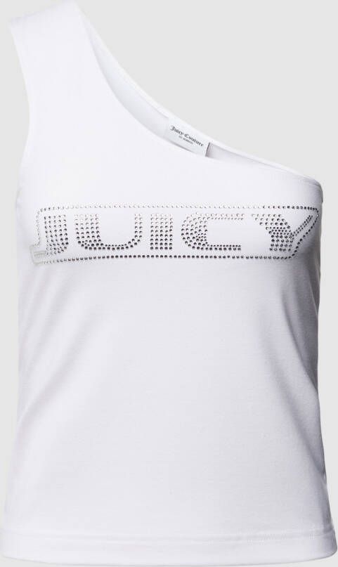 Juicy Couture Tanktop met one shoulder-band model 'DIGI'