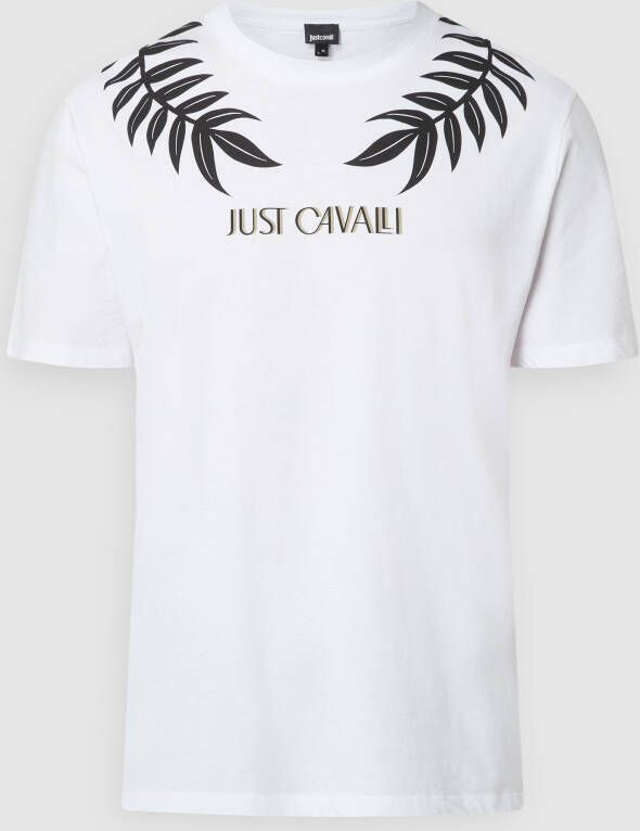 Just Cavalli T-Shirts Wit Heren