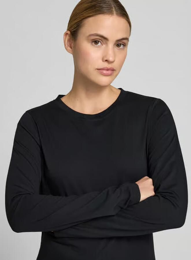 Juvia Shirt met lange mouwen met ronde hals