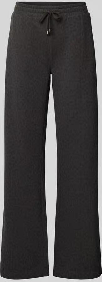 Juvia Wide leg sweatpants van katoenmix