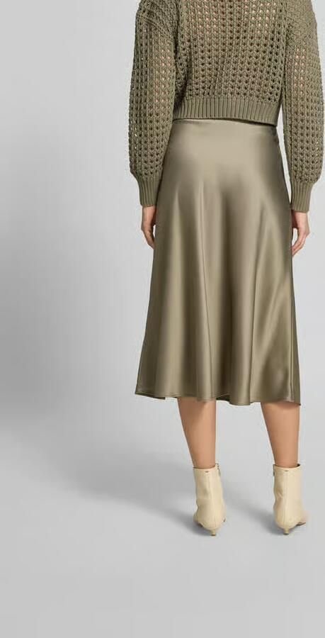 Juvia Midirok van satijn met ritssluiting