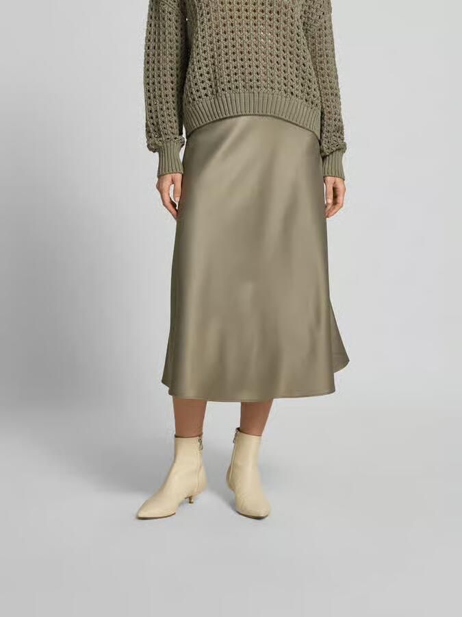 Juvia Midirok van satijn met ritssluiting - Foto 2