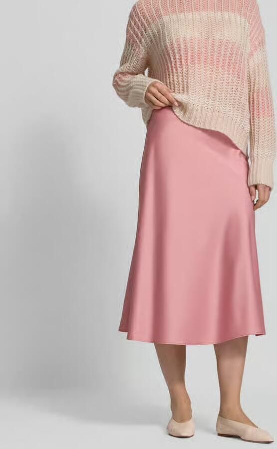 Juvia Midirok van satijn met ritssluiting - Foto 3