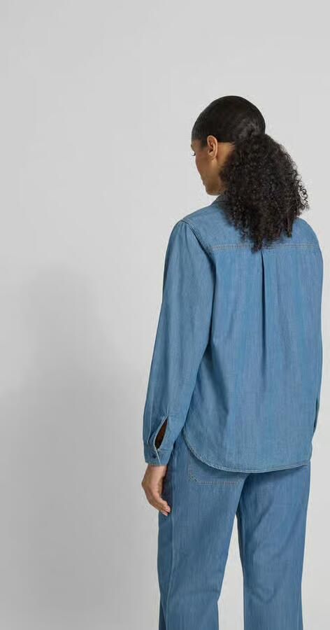 Juvia Overhemdblouse met borstzak - Foto 3