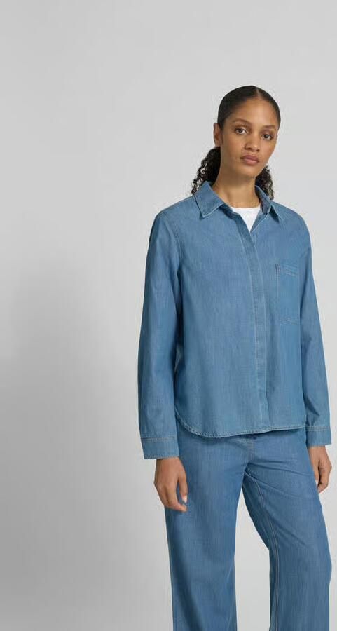 Juvia Overhemdblouse met borstzak - Foto 2