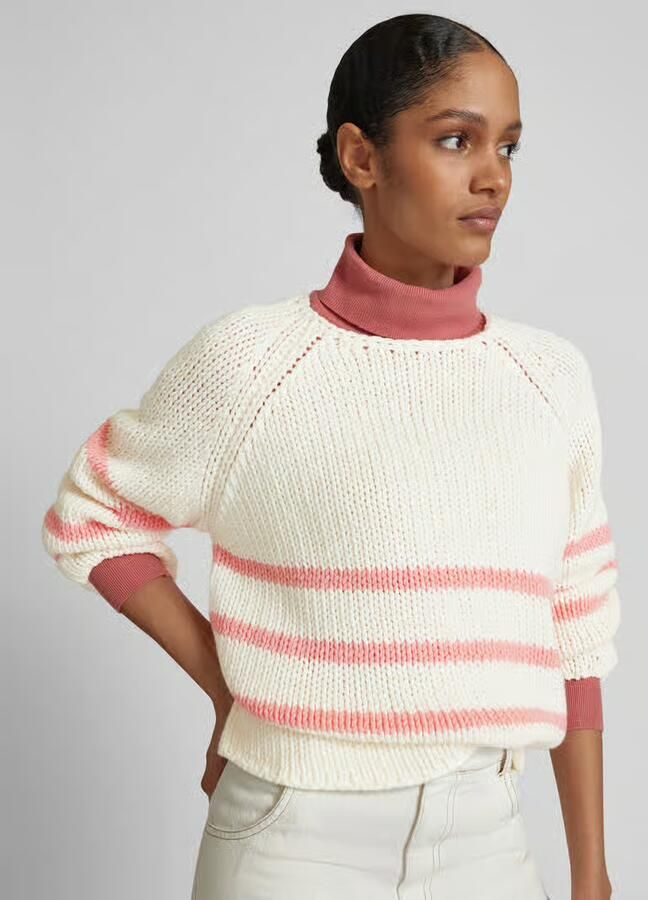 Juvia Oversized wollen trui in brei-look