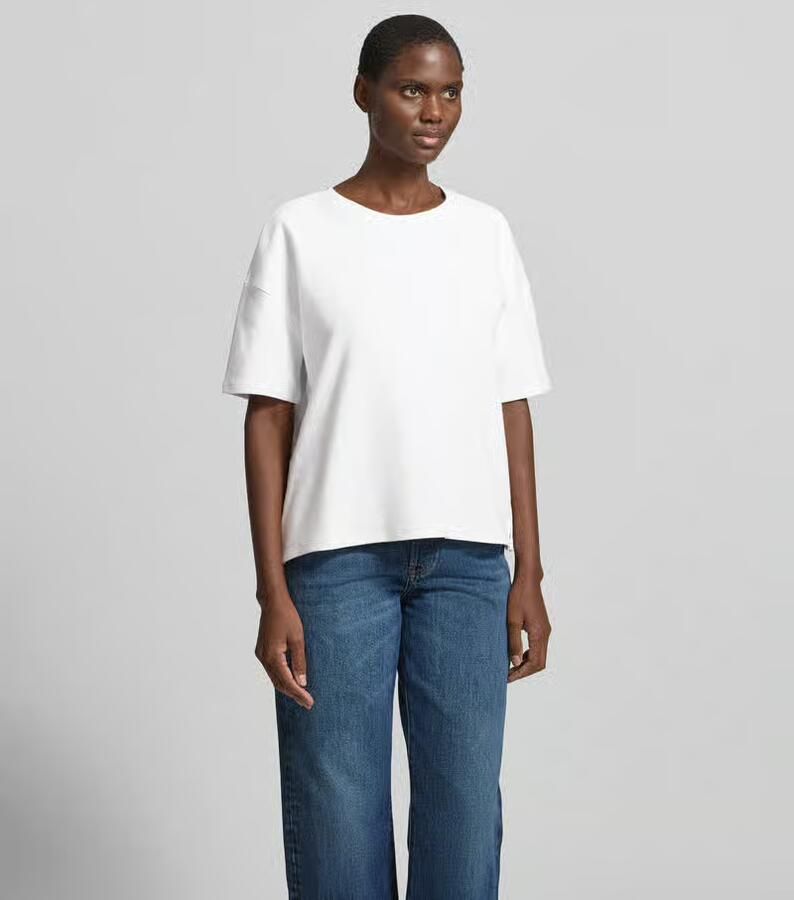 Juvia Regular fit t-shirt van katoenmix - Foto 3