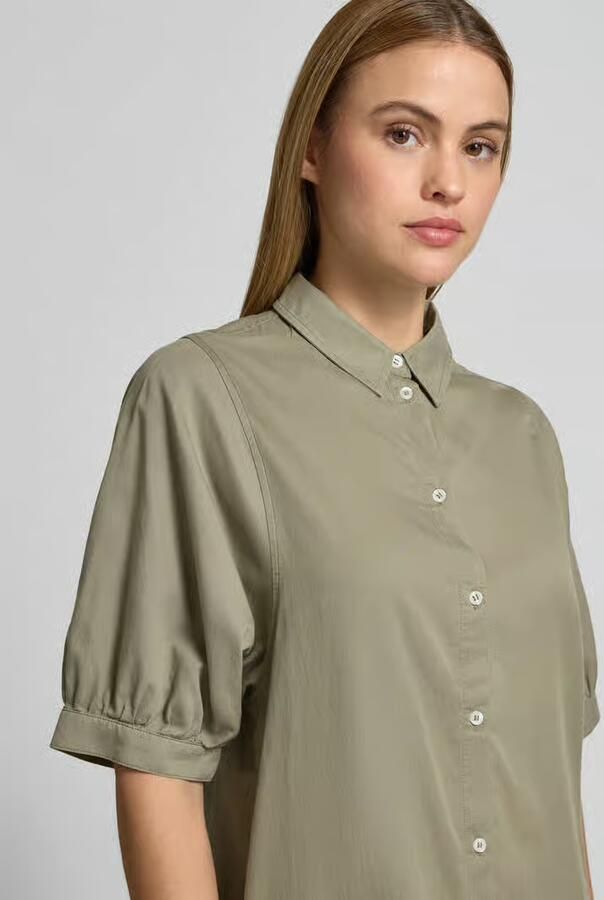 Juvia relaxed fit overhemdjurk in halflange mouwen-design