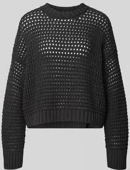 Juvia Relaxed fit pullover met ajourpatroon - Foto 2