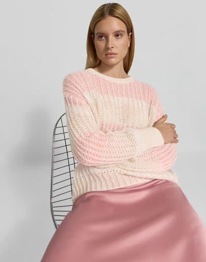 Juvia Relaxed fit Pullover met Alpaca-Anteil