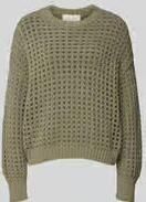 Juvia Relaxed fit pullover met gaatjesmotief