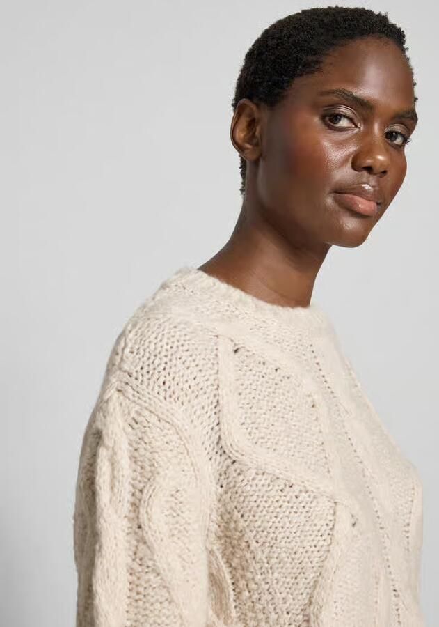 Juvia Relaxed fit pullover van merinowol