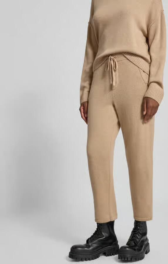 Juvia Relaxed fit sweatpants met kasjmier - Foto 3