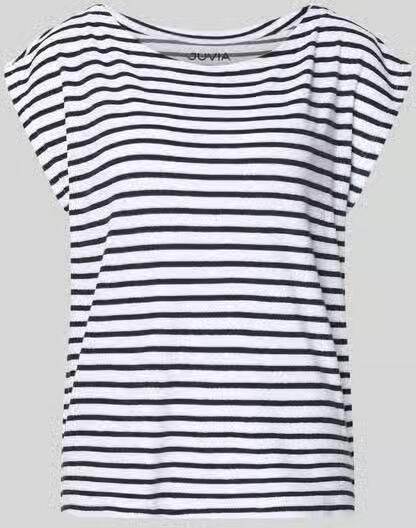 Juvia T-shirt met frottélook - Foto 2