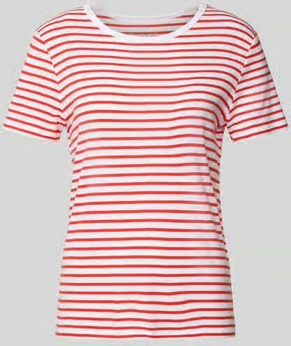 Juvia T-shirt met geribde ronde hals - Foto 2
