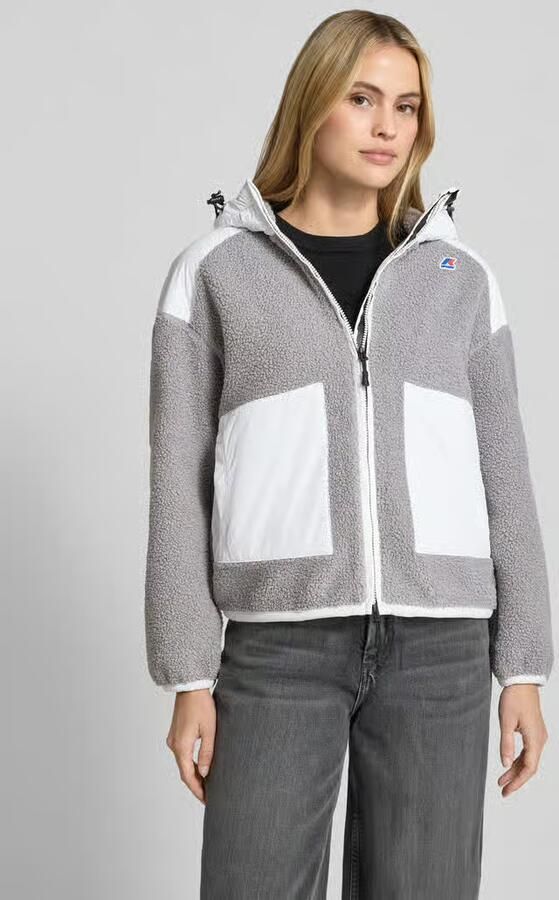 K-way Fleecejack met labeldetail en tweewegritssluiting - Foto 2