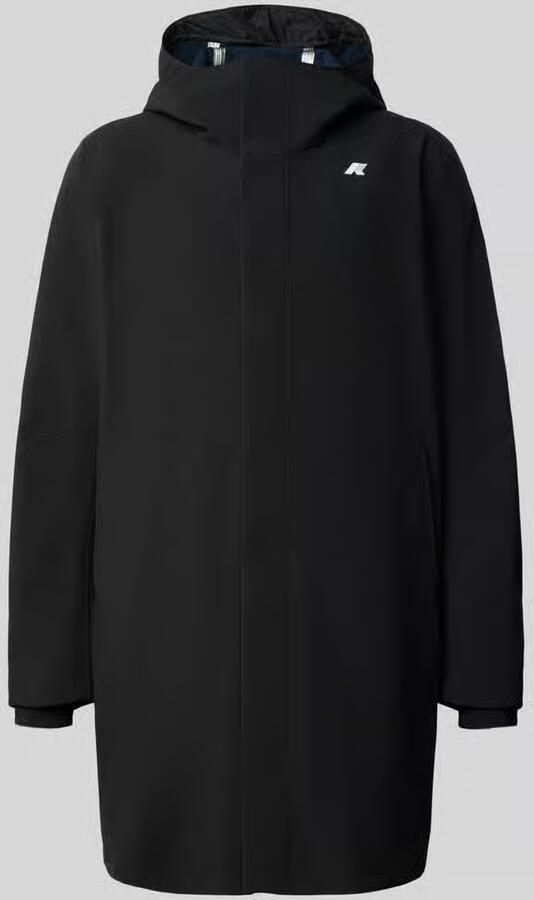 K-way Jack met capuchon en labeldetail model 'THOMAS BONDED'