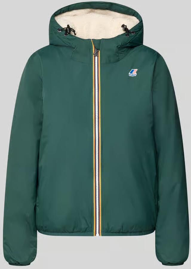 K-way Regular fit jack met logoprint model 'CLAUDETTE'