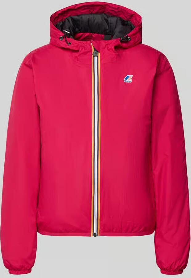 K-way Regular fit jack met logoprint model 'CLAUDETTE'
