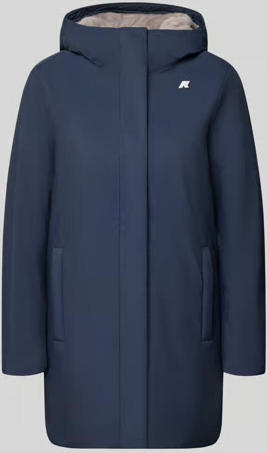 K-way Regular fit lange jas met logo-applicatie model 'SOPHIE'