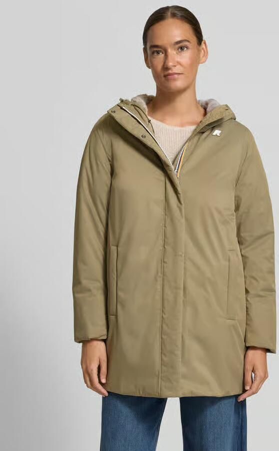 K-way Regular fit lange jas met logo-applicatie model 'SOPHIE' - Foto 3