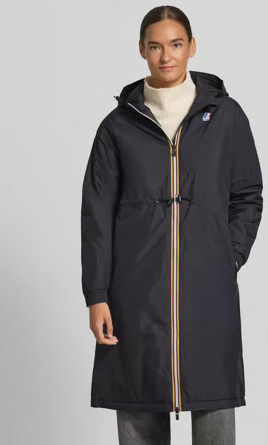 K-way Regular fit lange jas met logoprint model 'DELIA' - Foto 3