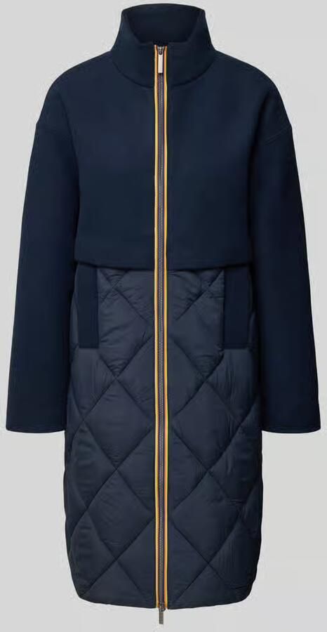K-way Regular fit lange jas van wolmix model 'MINDY'