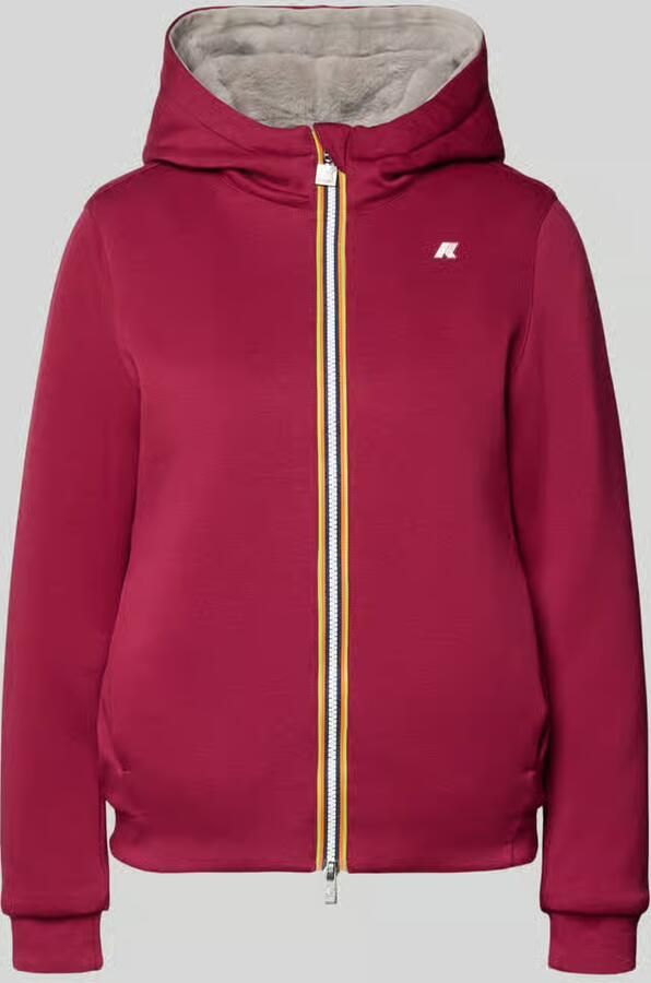 K-way Sweatjack met voering van imitatiebont en tweewegritssluiting - Foto 1