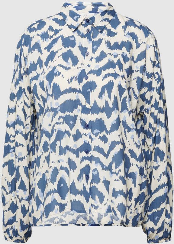 Kaffe Blouse met all-over motief model 'Kenny'