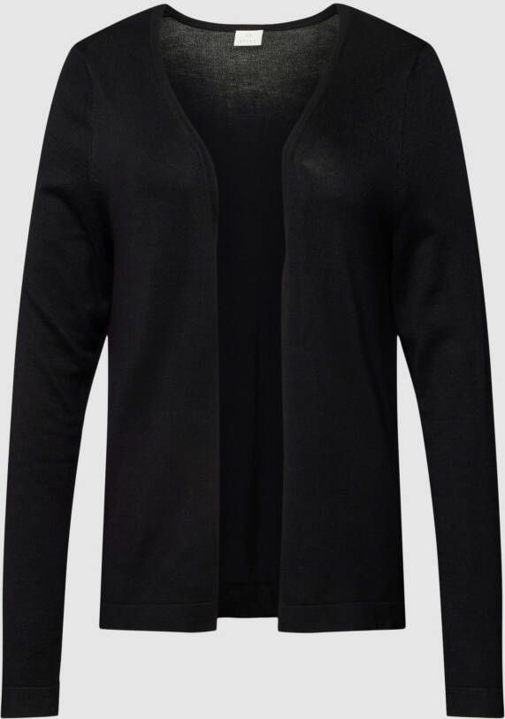 Kaffe Cardigan met opengewerkte voorkant model 'KAFENIA ASTRID'