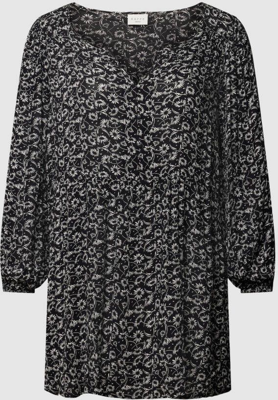 KAFFE Curve Blouseshirt met all-over motief model 'Riona'