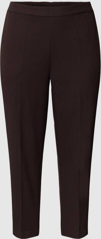 KAFFE Curve PLUS SIZE broek met elastische band model 'Sakira'