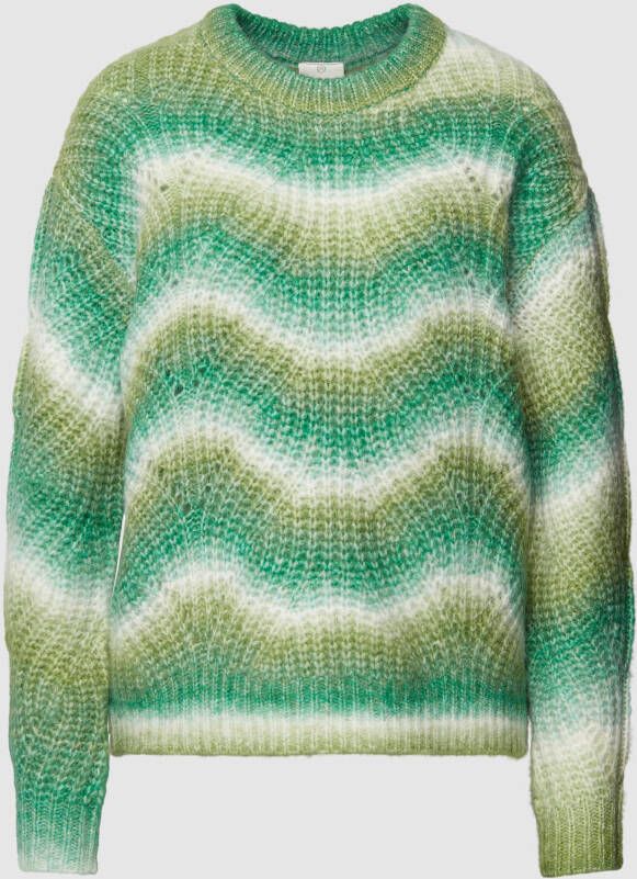 Kaffe Gebreide pullover met all-over motief model 'KADera'